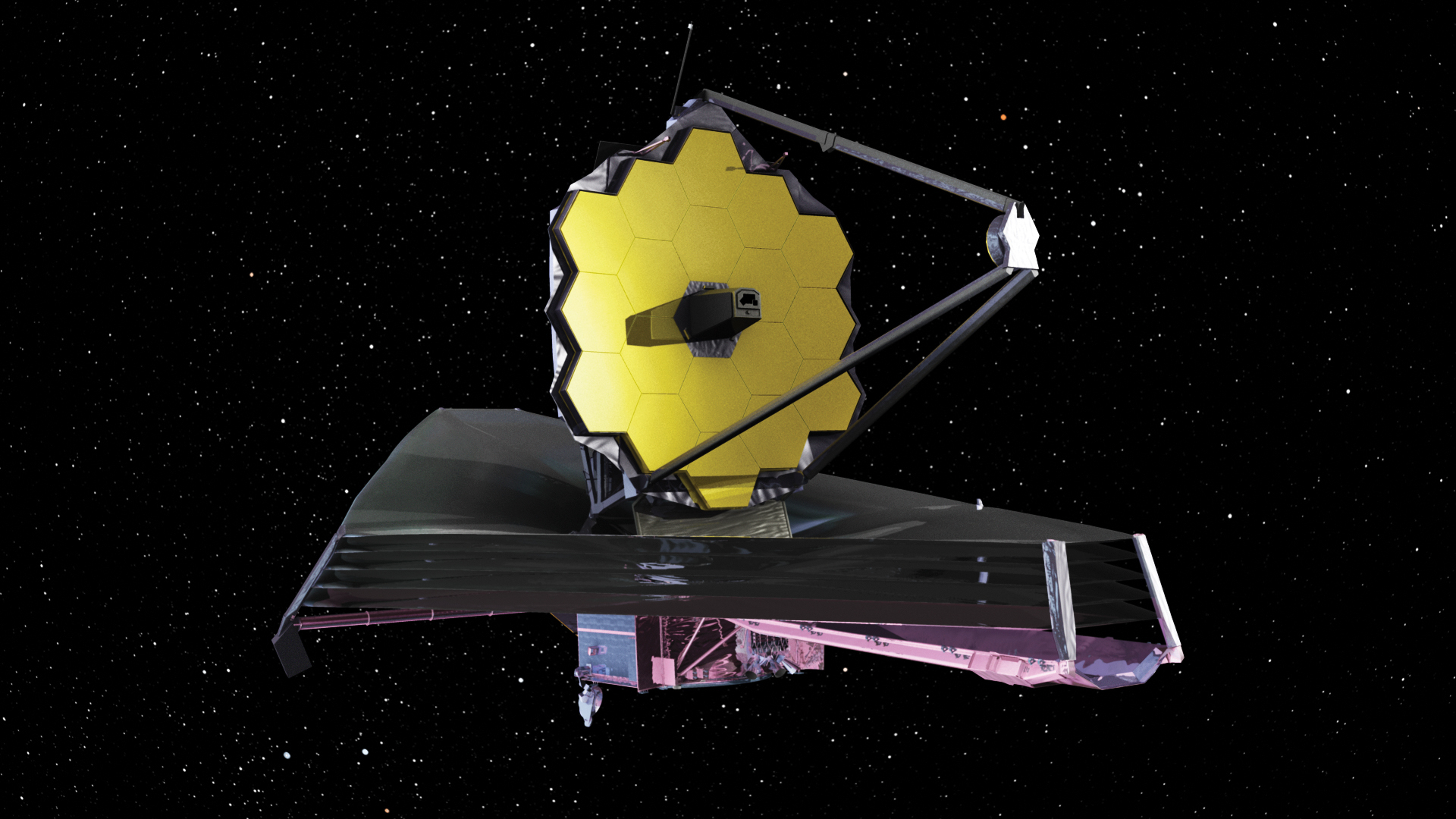 James Webb Space Telescope in outer space.