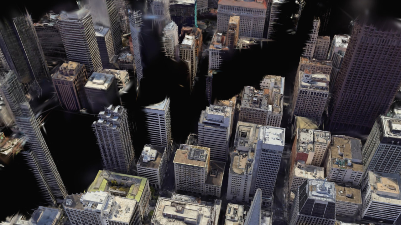 Still from Concrete Jungle VJ pack.