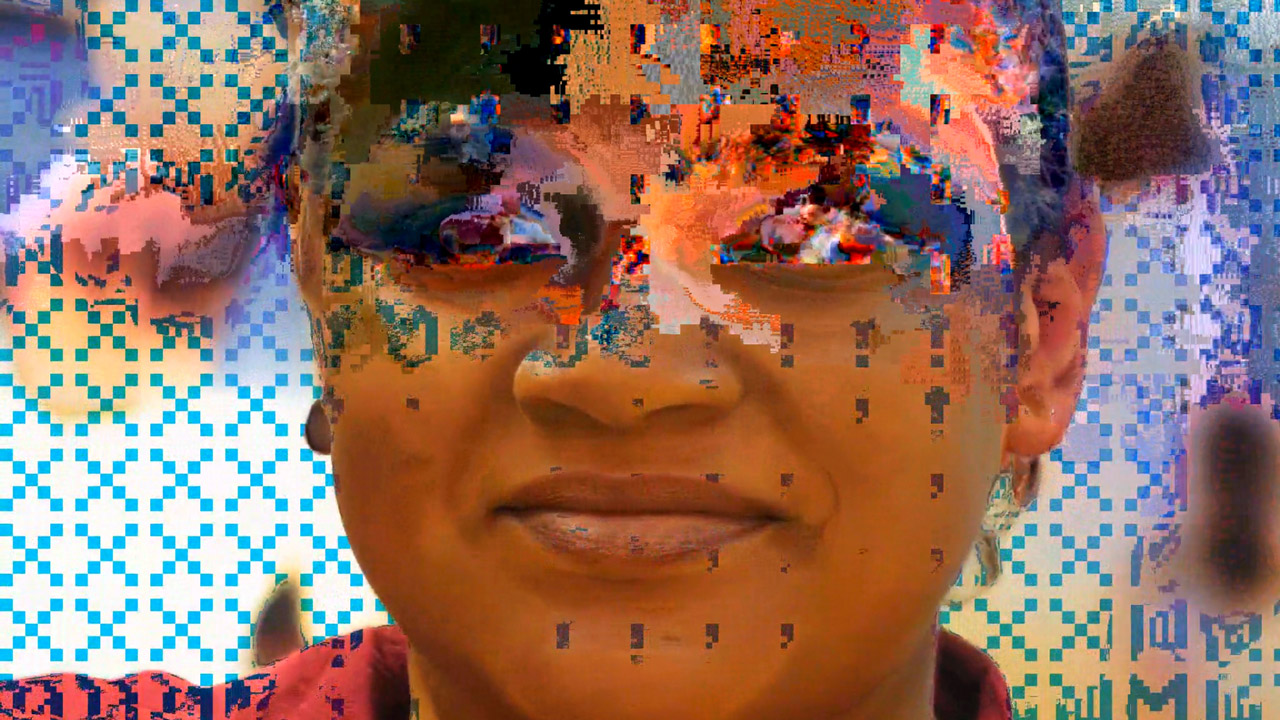 Still from Datamosh Madness VJ pack.