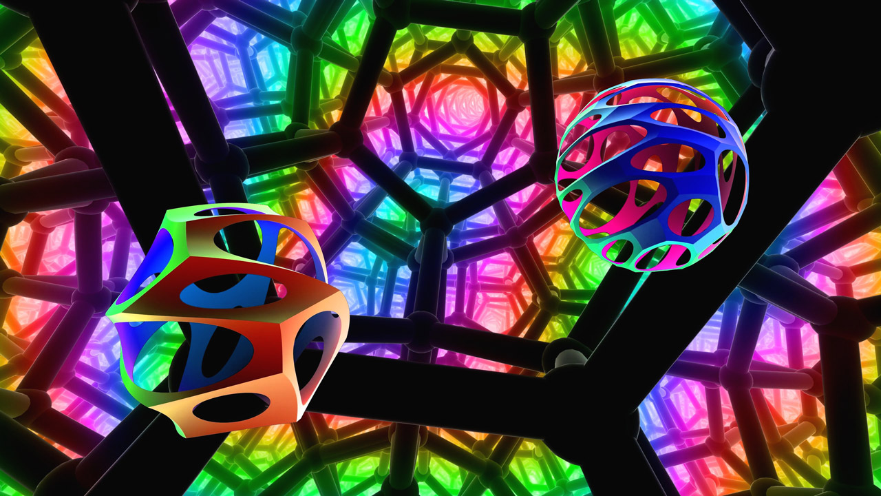 Still from Geometry Realm VJ pack.