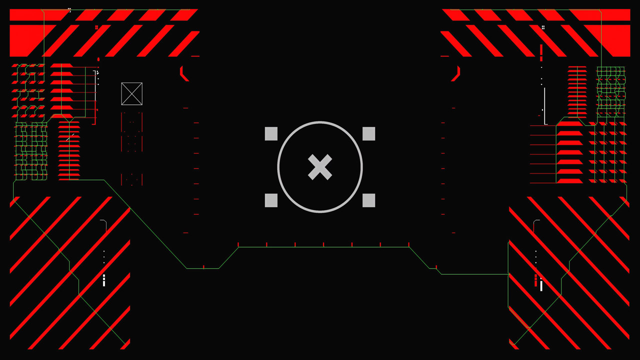 Still from HUD Bootup VJ pack.