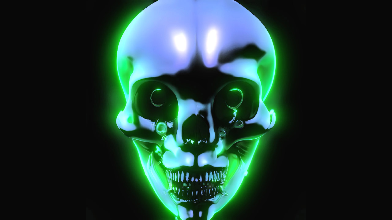 Still from Mask Oblivion VJ pack.