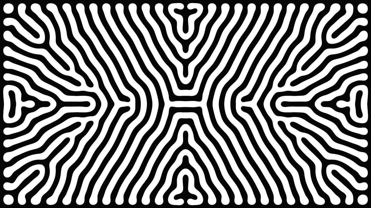 Still from Mask Reaction Diff VJ pack.