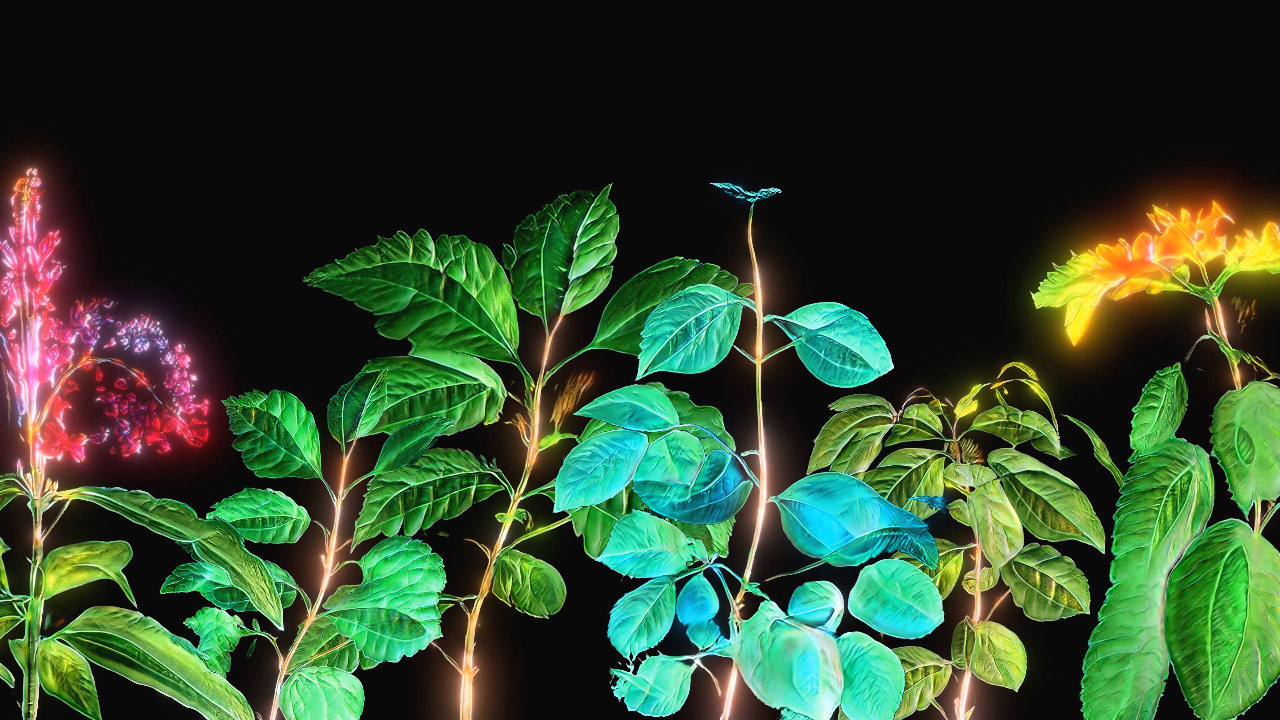 Still from Nature Artificial VJ pack.